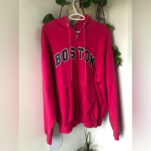 Vintage pink Boston hoodie - Picture 7 of 8